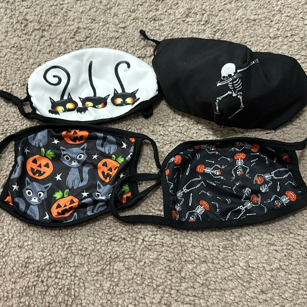 Halloween Set of 4 Fave Masks
